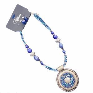 New Tanya Creations Beaded Necklace & Earring Set